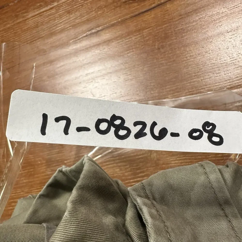 All Saints Military Utility Jacket Mens S Olive Green Zip Button Field Chore
